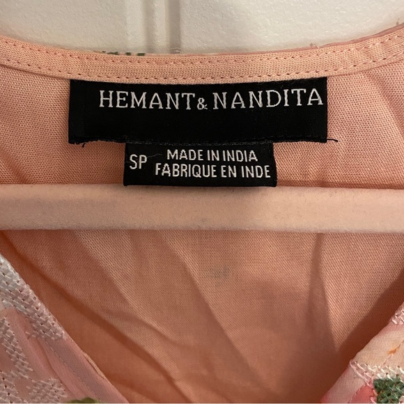 Anthropologie Hemant & Nandita adorable chic crop blouse - Picture 3 of 10